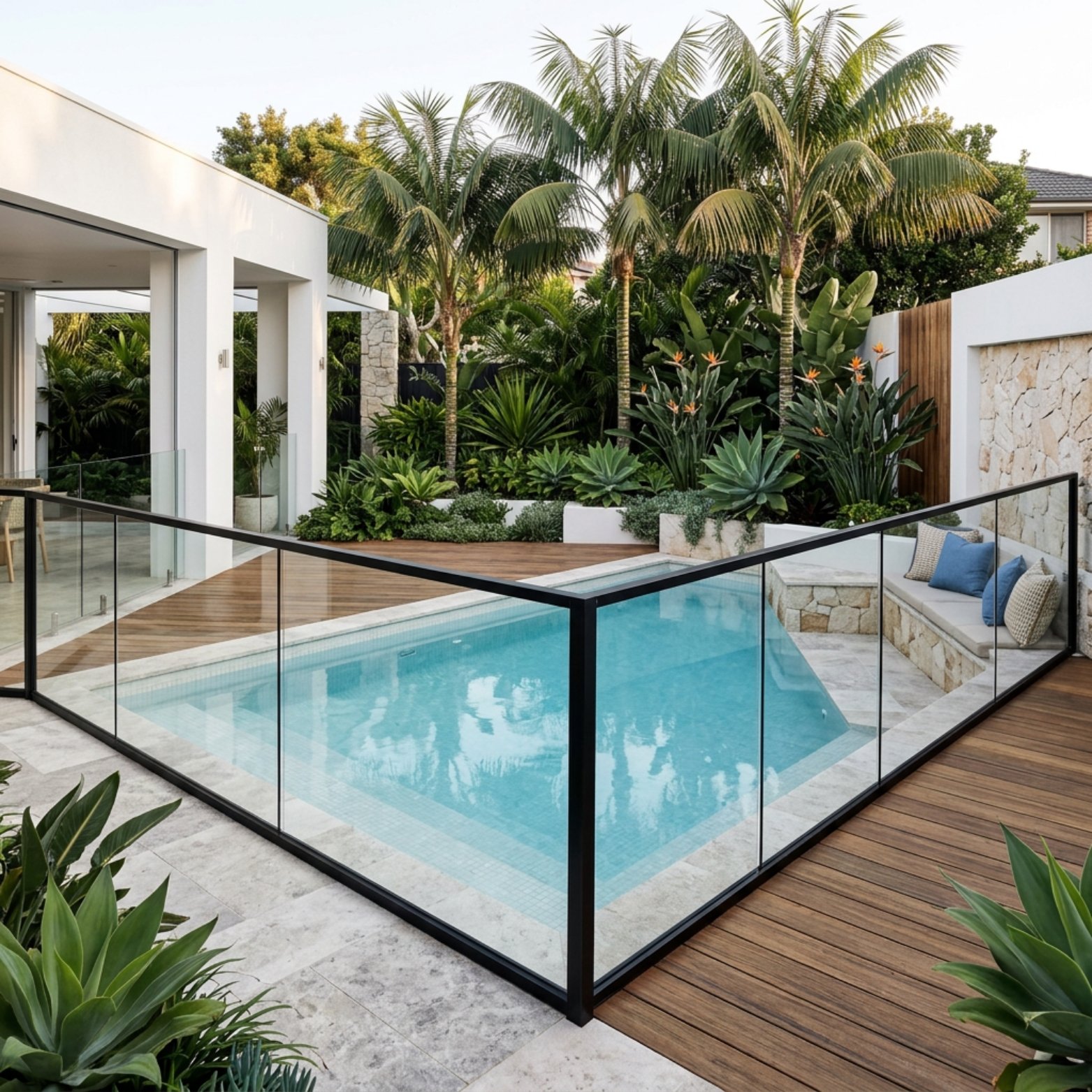 Pool Side _ Garden Area 1